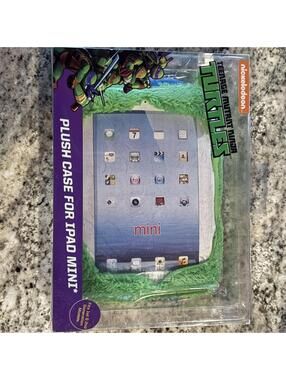 TMNT iPad Mini Case Fuzzy Plush Cover Teenage Mutant Ninja Turtles Nickelodeon